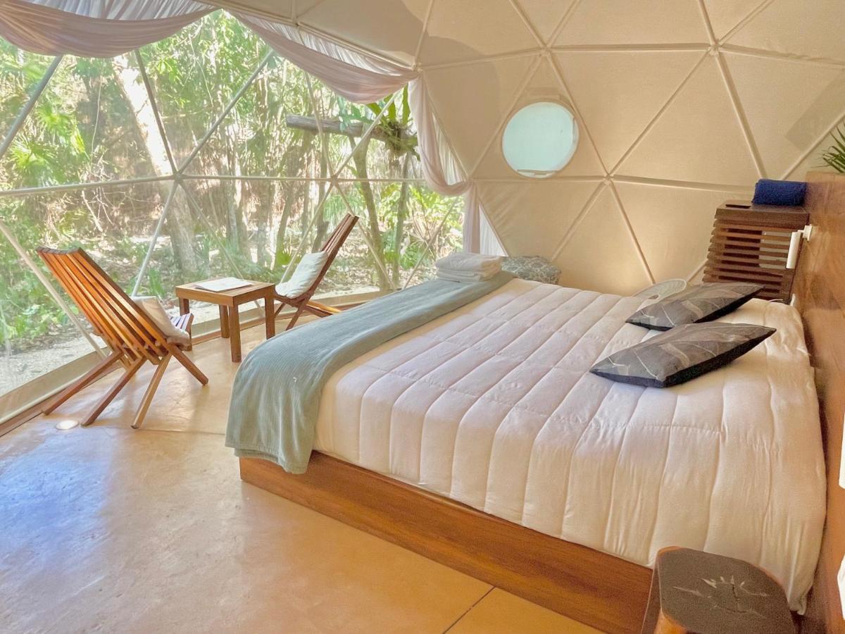 Ku Kuk Glamping Apartment Chemuyil Ngoại thất bức ảnh