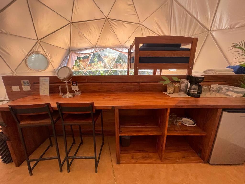 Ku Kuk Glamping Apartment Chemuyil Ngoại thất bức ảnh