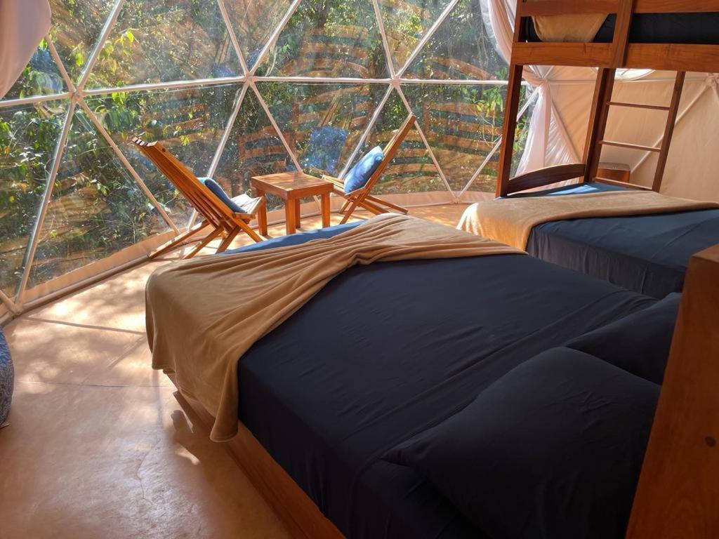 Ku Kuk Glamping Apartment Chemuyil Ngoại thất bức ảnh