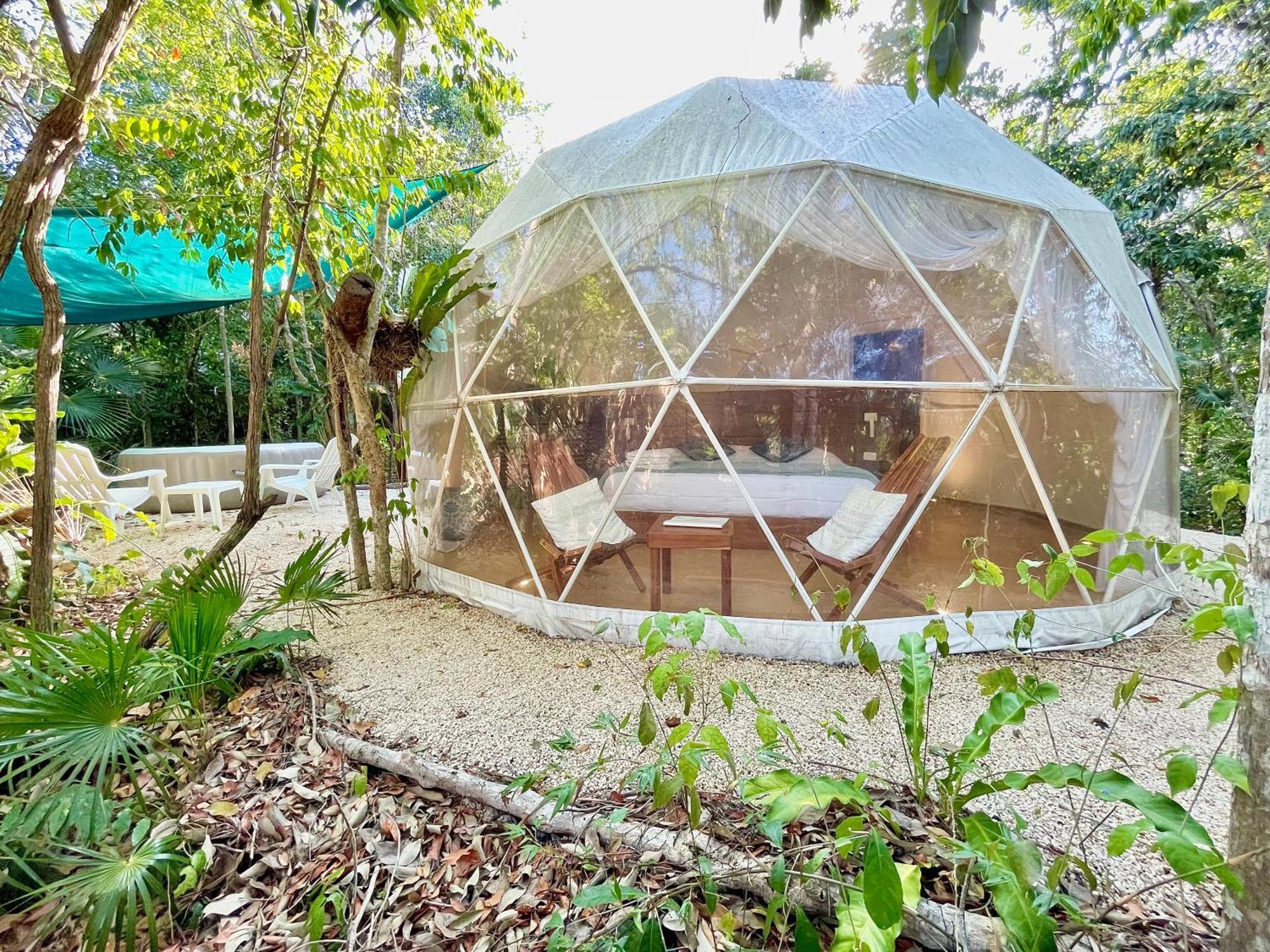 Ku Kuk Glamping Apartment Chemuyil Phòng bức ảnh